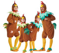 Grupo de gallos y gallinas