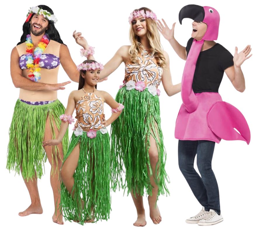 Hawaii-Gruppe mit Flamenco