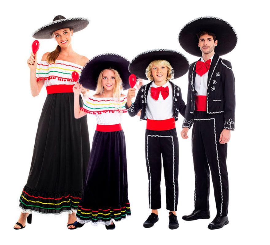 Translation missing: de.Grupo de mexicanos negro y rojo
