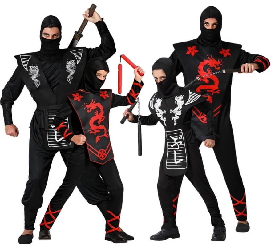 Translation missing: de.Grupo de ninjas rojos y blancos