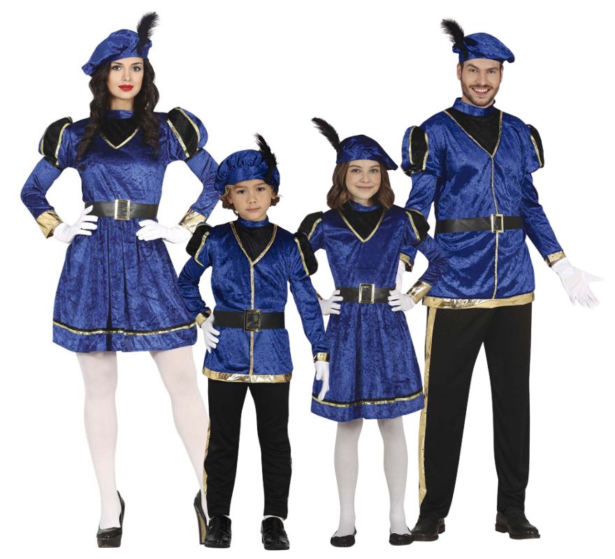 Translation missing: de.Grupo de pajes elegantes en color azul
