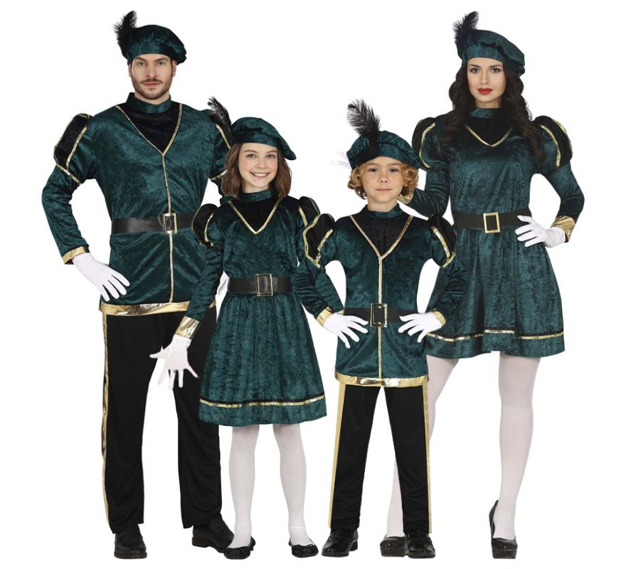Translation missing: de.Grupo de pajes elegantes en color verde
