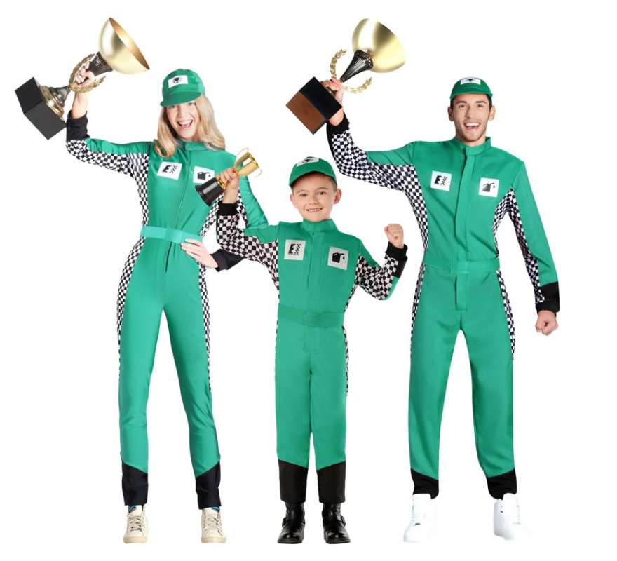Translation missing: de.Grupo de pilotos de carreras verde