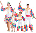 Grupo de rumberos multicolor