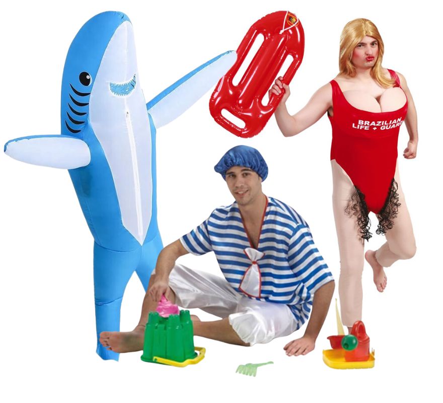 Rettungsschwimmergruppe am Strand