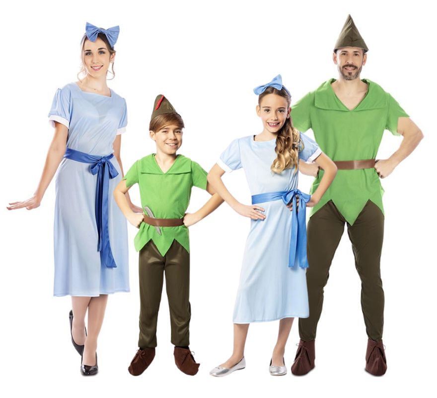 Gruppe des Jungen, der niemals erwachsen wird, und Wendy