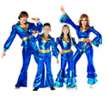 Grupo disco azul eléctrico