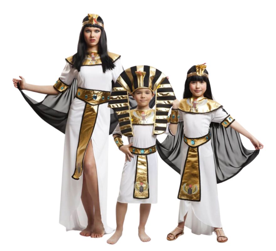 Gruppe Ägypter golden und schwarz