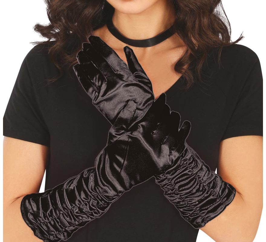 Translation missing: de.Guantes arrugados negros