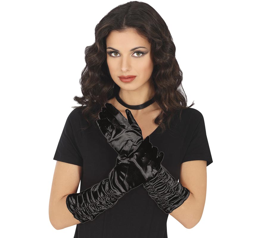 Translation missing: de.Guantes arrugados negros