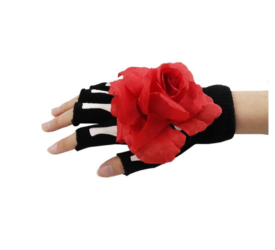 Translation missing: de.Guantes Catrina Rosa roja
