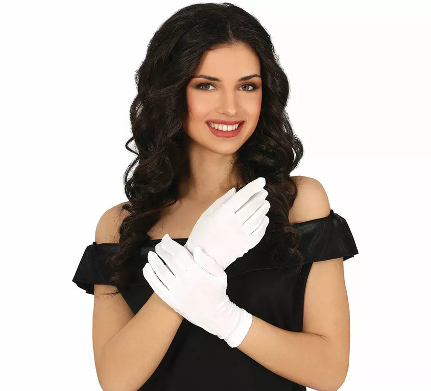 Translation missing: de.Guantes con Botón blancos de 24 cm