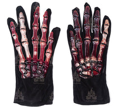 Handschuhe mit fließendem Bluteffekt