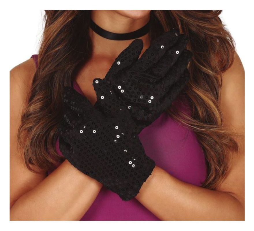 Translation missing: de.Guantes con Lentejuelas en varios colores de 22 cm