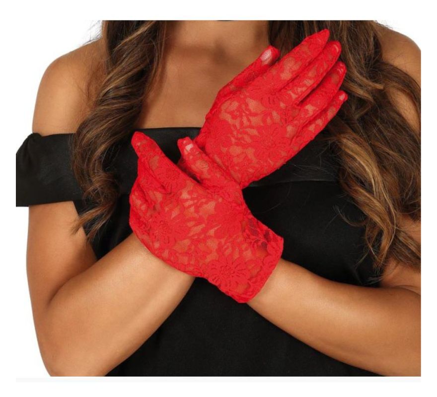 Translation missing: de.Guantes con Lentejuelas en varios colores de 22 cm