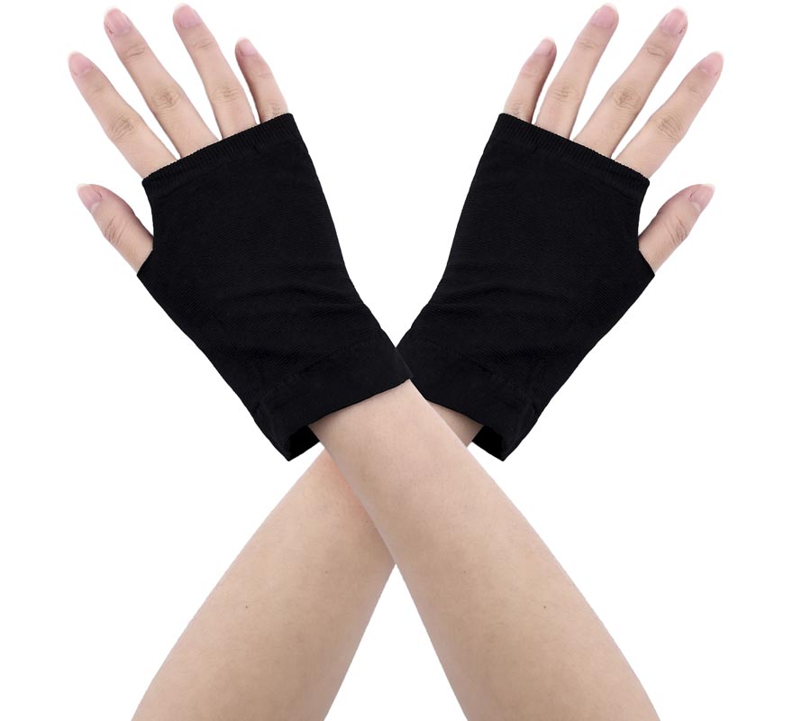 Translation missing: de.Guantes Corto negro sin dedos