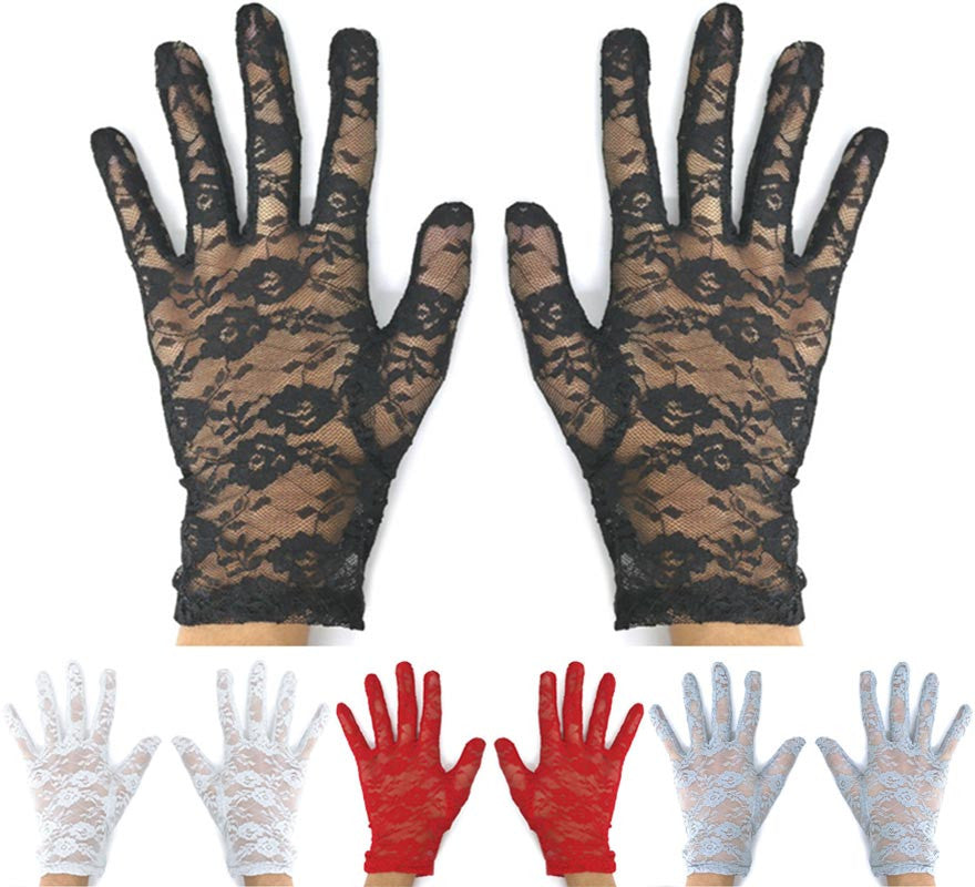 Translation missing: de.Guantes Cortos de Encaje para adultos en varios colores