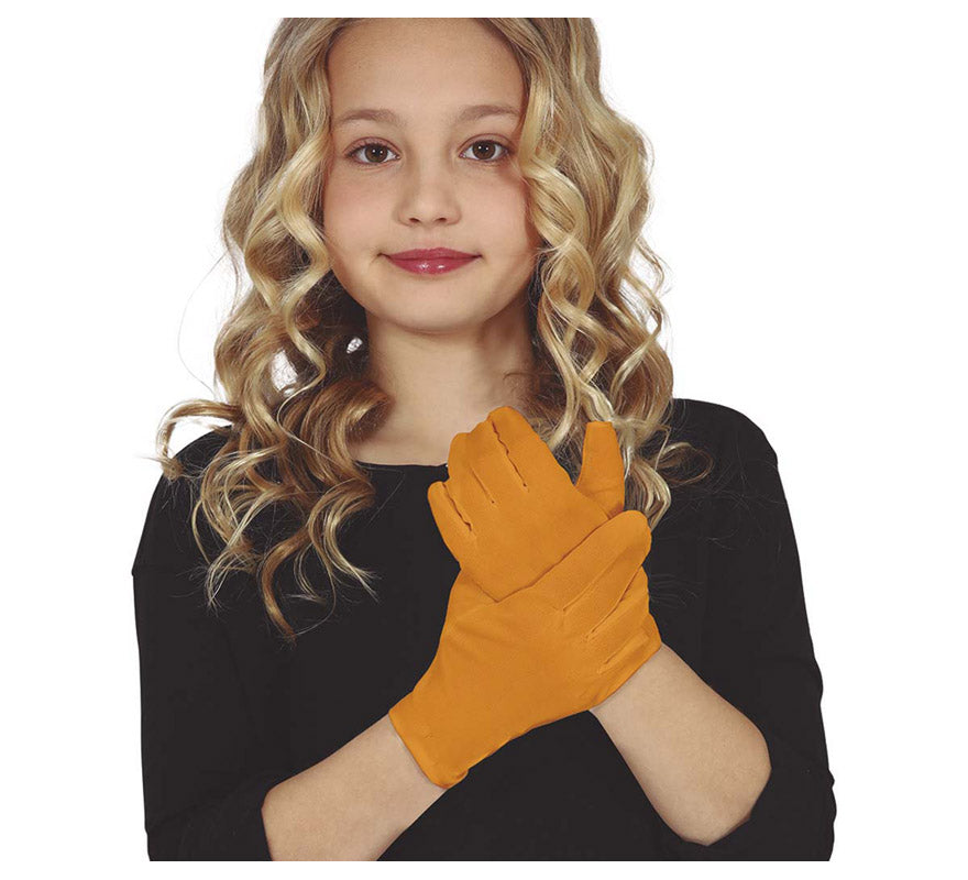 Guantes Cortos Infantiles en varios colores mate de 19 cm