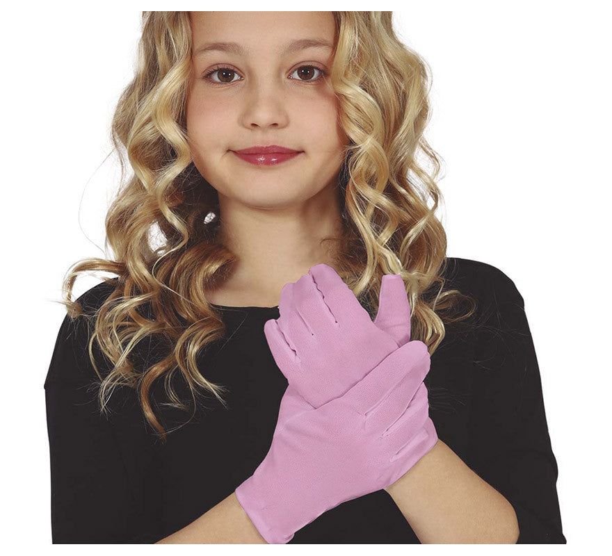Guantes Cortos Infantiles en varios colores mate de 19 cm