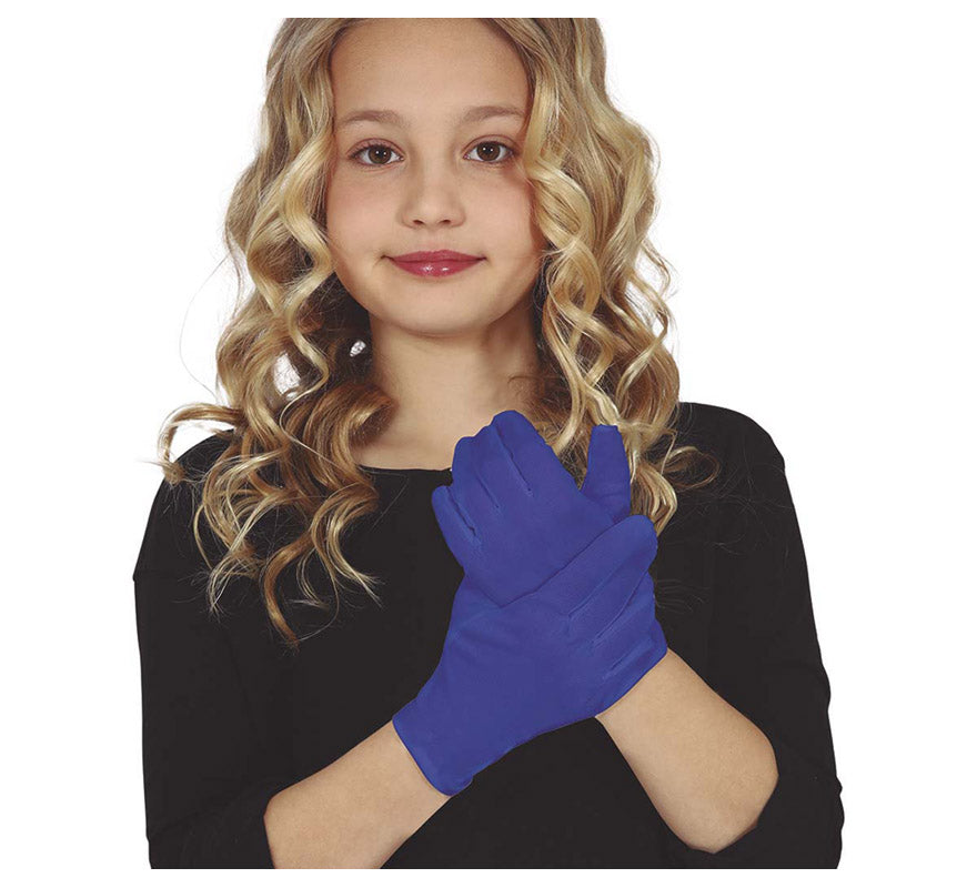 Guantes Cortos Infantiles en varios colores mate de 19 cm