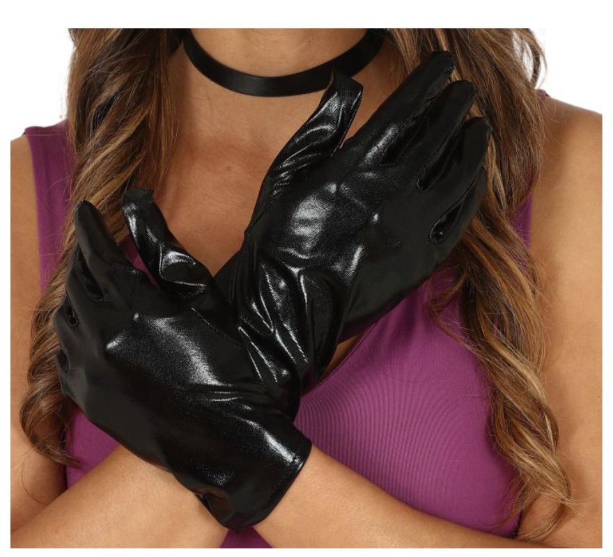 Translation missing: de.Guantes Cortos Metalizados en varios colores de 22 cm
