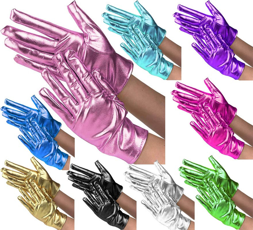 Translation missing: de.Guantes Cortos para adultos en varios colores Metalizados