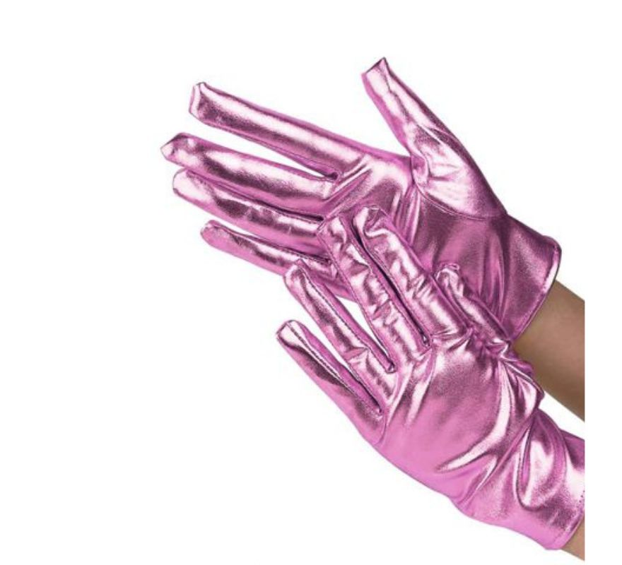 Guantes Cortos para adultos en varios colores Metalizados