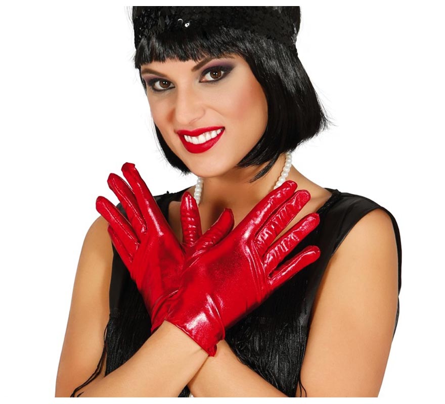 Translation missing: de.Guantes cortos rojo 22 cm
