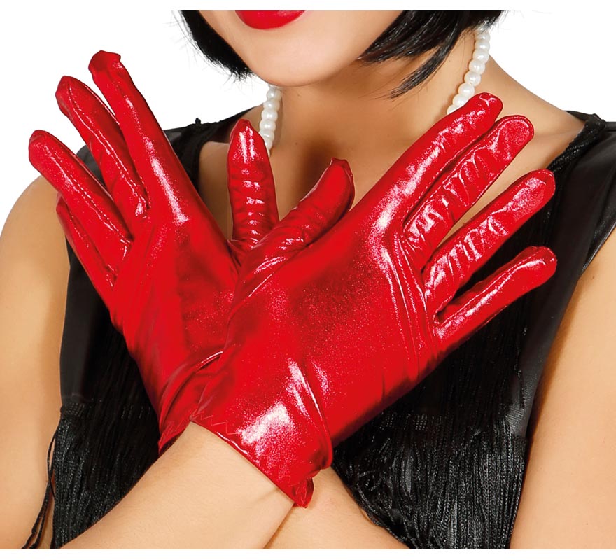 Translation missing: de.Guantes cortos rojo 22 cm