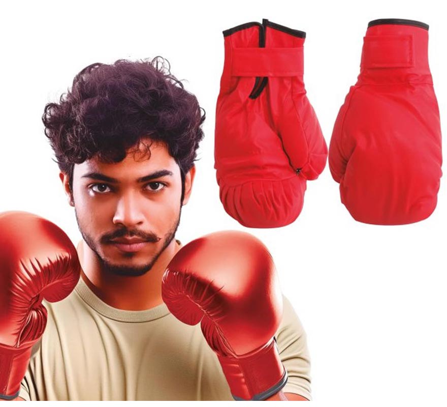 Translation missing: de.Guantes de Boxeo rojos adulto