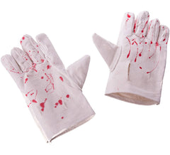 Handschuhe des blutigen Kochs
