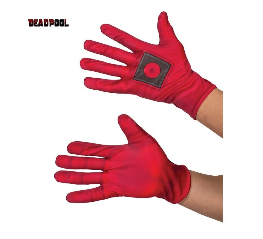 Translation missing: de.Guantes de Deadpool rojos para adulto
