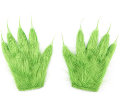 Grüne Weihnachts-Grumpy-Elfen-Handschuhe