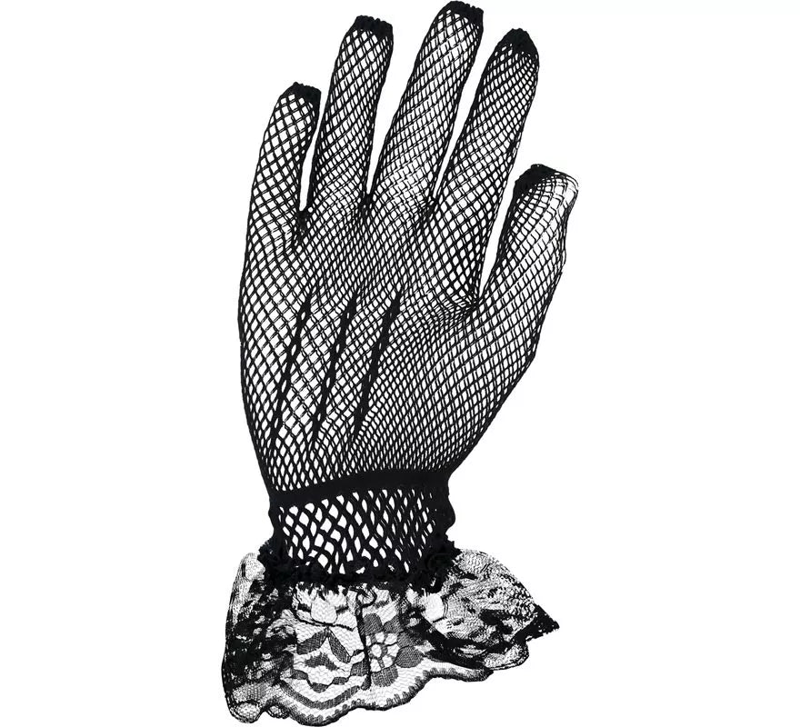 Translation missing: de.Guantes de Encaje negros adultos