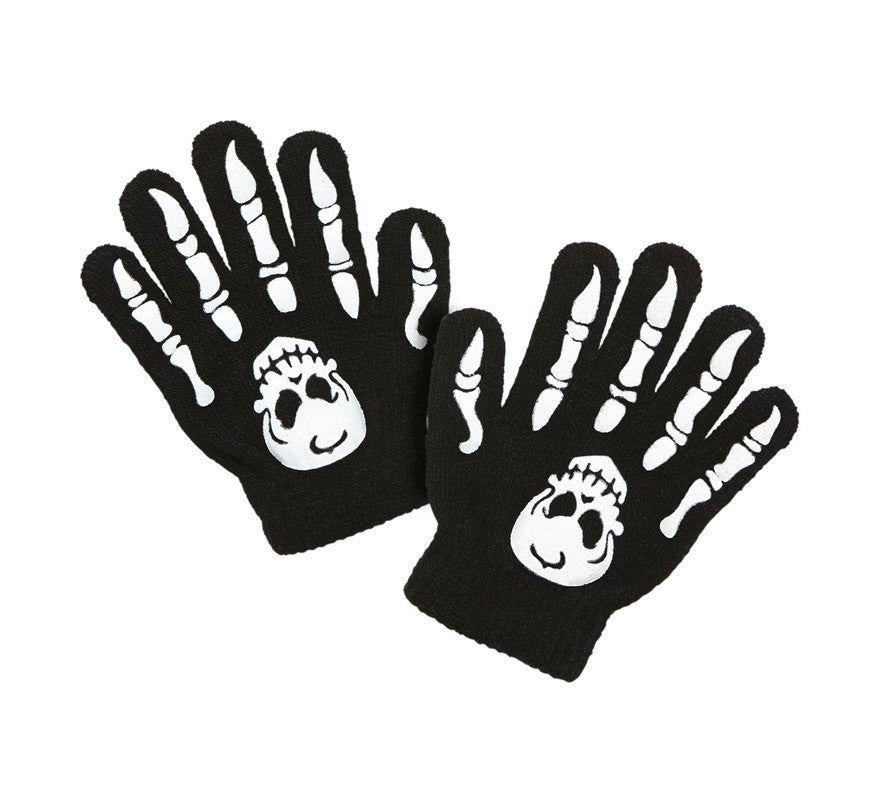 Translation missing: de.Guantes de Huesos con Calavera Infantiles