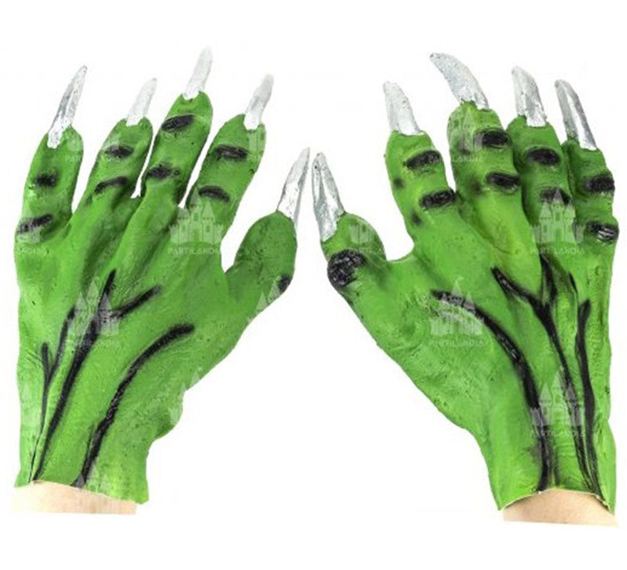 Translation missing: de.Guantes de Monstruo de Goma Verdes
