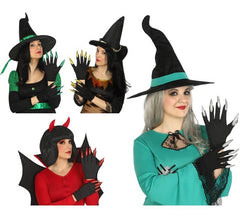 Monsterhandschuhe mit Nägeln in 4 verschiedenen Farben
