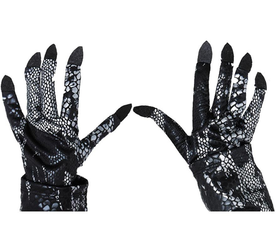 Translation missing: de.Guantes de Reptil escamas oscuros adulto
