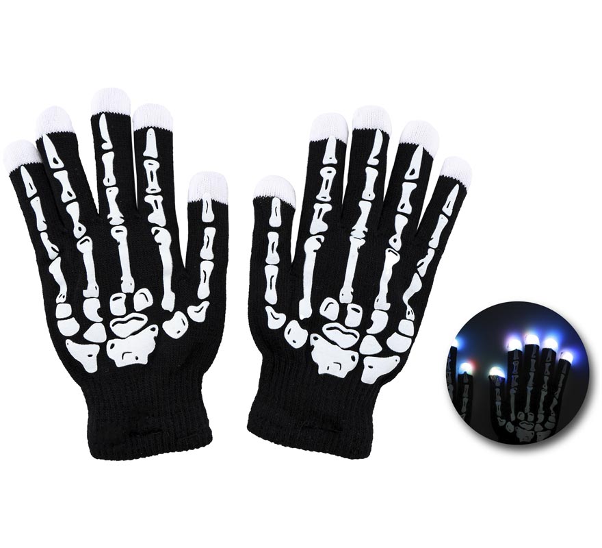 Translation missing: de.Guantes Esqueleto Led Adulto