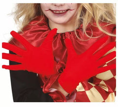 Rote Kinderhandschuhe