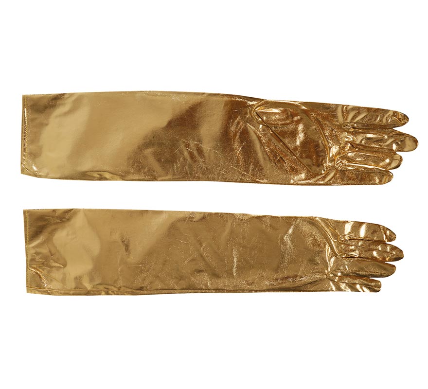 Guantes Largos color oro 44 cm