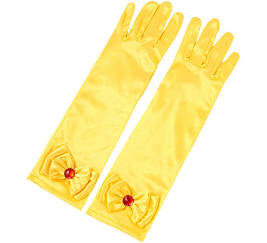 Guantes Largos con Lazo infantiles en varios colores