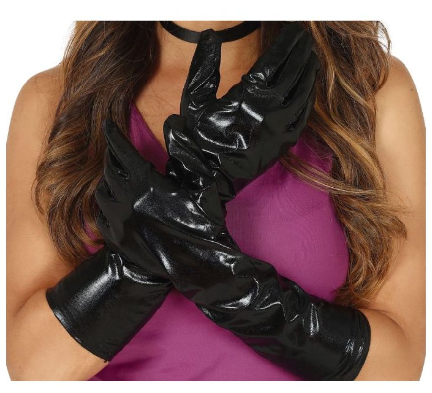 Translation missing: de.Guantes Largos Metalizados en varios colores de 45 cm