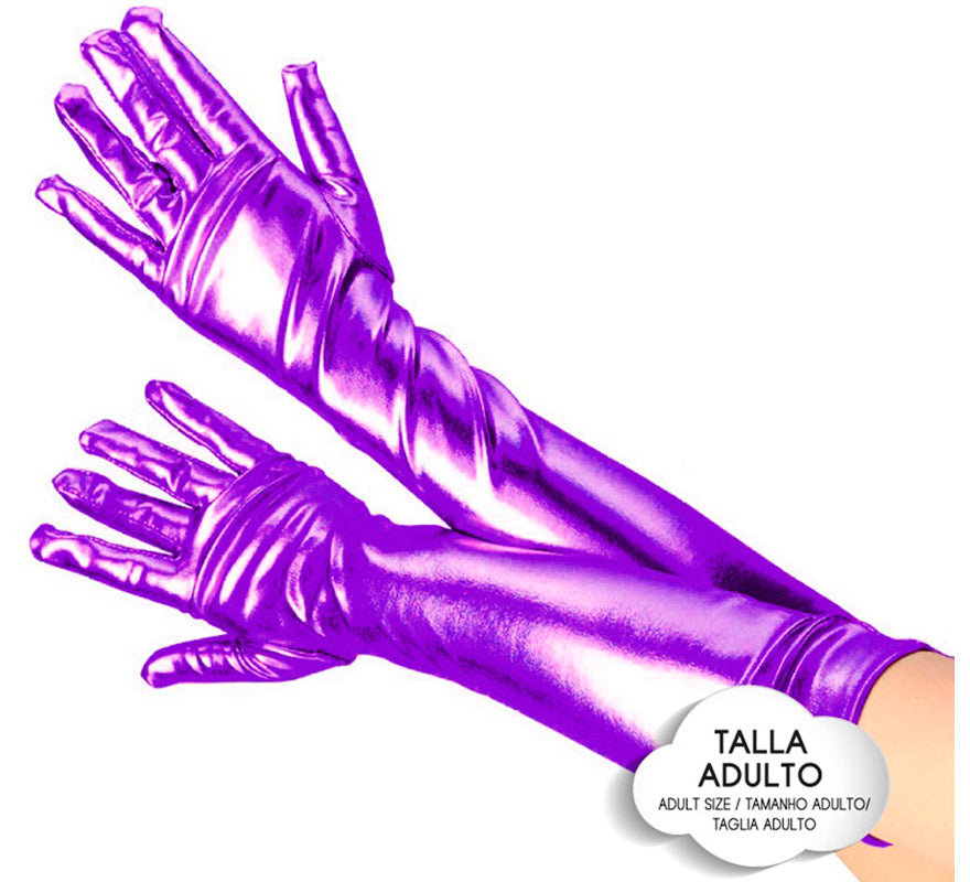 Translation missing: de.Guantes Largos Metalizados para adultos en varios colores