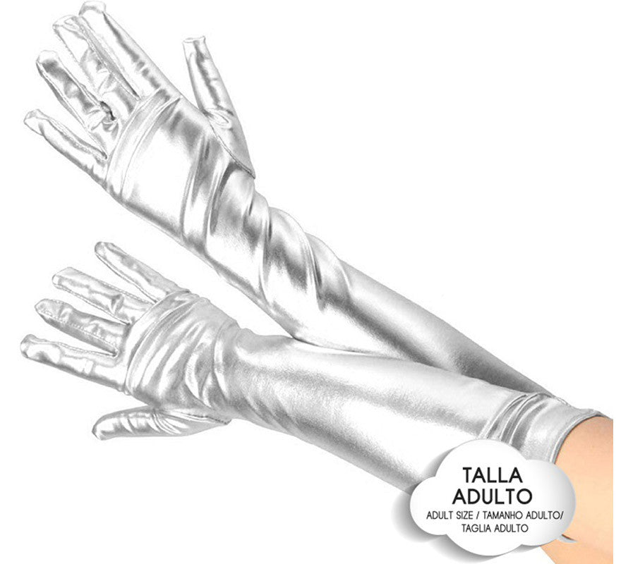 Translation missing: de.Guantes Largos Metalizados para adultos en varios colores