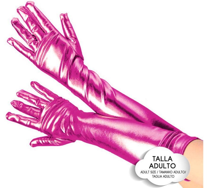 Translation missing: de.Guantes Largos Metalizados para adultos en varios colores