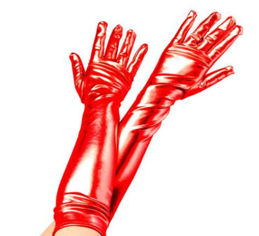 Translation missing: de.Guantes Largos Metalizados para adultos en varios colores