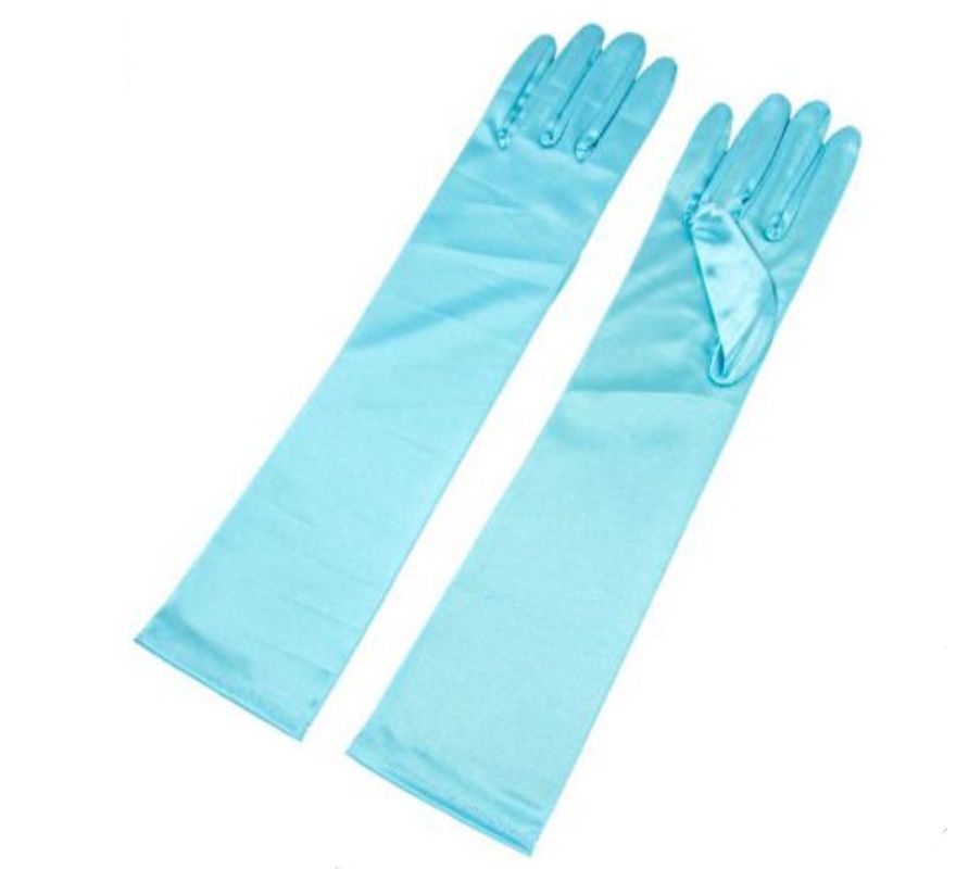 Guantes Largos Satén para adultos en varios colores