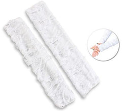 Mumie oder Geist lange fingerlose Handschuhe