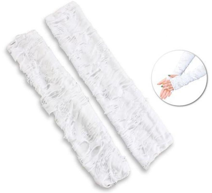 Guantes largos sin dedos de Momia o Fantasma